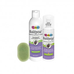 Pack Champu y Spray Piojos Balepou+Esponja Konjac Pediakid