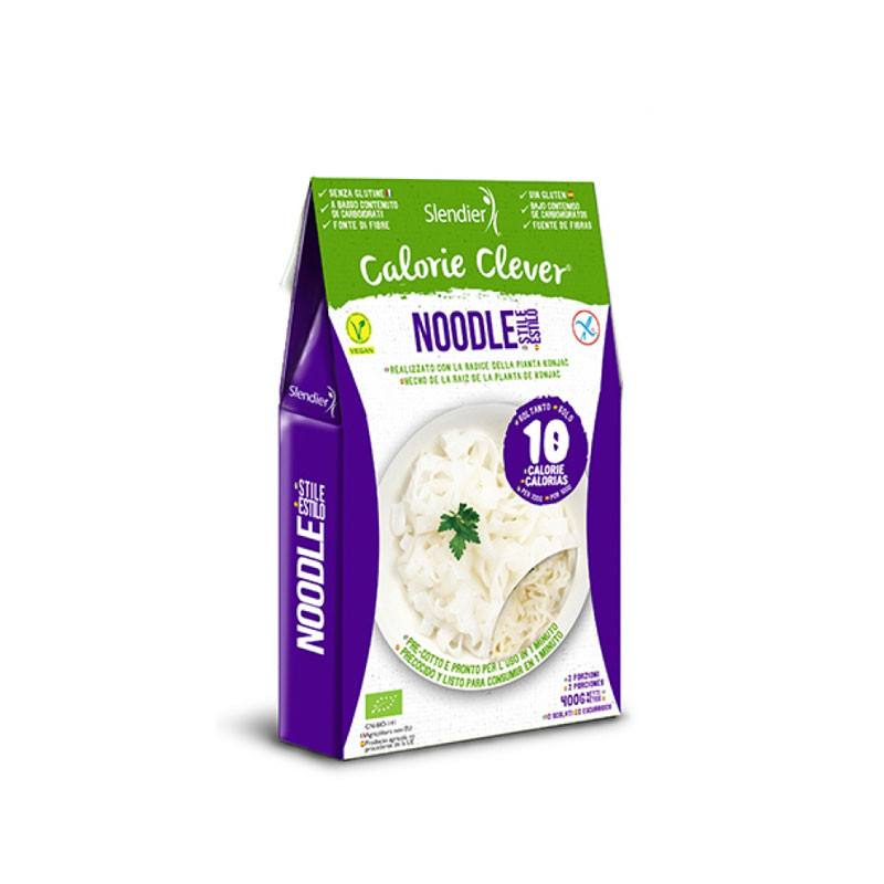 NOODLES DE KONJAC BAJO EN CALORIAS SIN GLUTEN BIO 400G SLENDIER