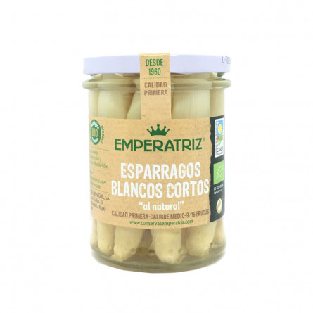 Esparragos blancos cortos bio 212ml Emperatriz