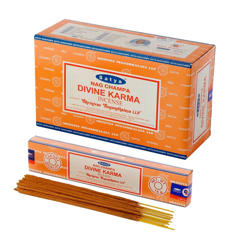 Incienso Nag Champa Divine Karma 15 g Satya