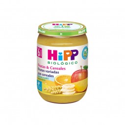 Potito de frutas variadas con cereales +6M 190g Hipp