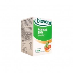 Acerola C forte Biover - con extracto de acerola y vitamina c, para el refuerzo del sistema inmunitario