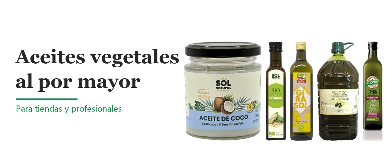 Distribuidor de aceites vegetales al por mayor para tiendas