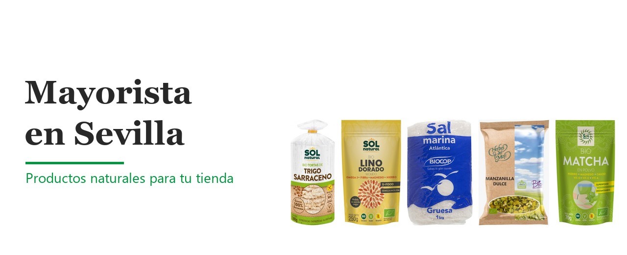 Mayorista de productos naturales en Sevilla y Andalucía