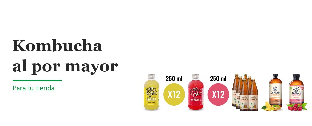 Kombucha al por mayor: dónde comprarla y qué dice la ley
