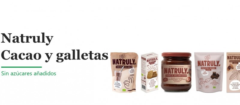 Natruly al por mayor: cacao soluble, galletas y cremas de cacao