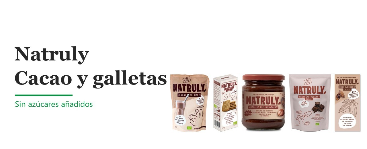 Natruly al por mayor: cacao soluble, galletas y cremas de cacao