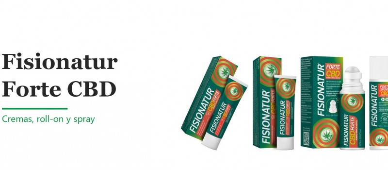 Fisionatur: cremas, roll-on y spray con CBD al por mayor