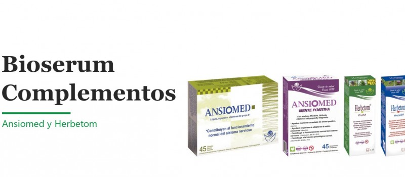 Bioserum: Ansiomed, Herbetom y más complementos al por mayor