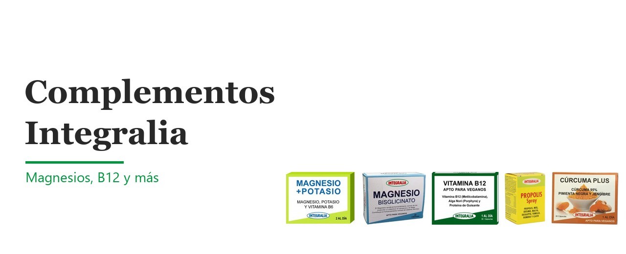 Integralia al por mayor: magnesios, vitamina B12 y complementos