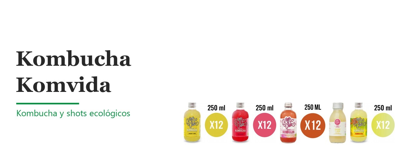 Komvida al por mayor: kombucha y shots ecológicos para tu tienda